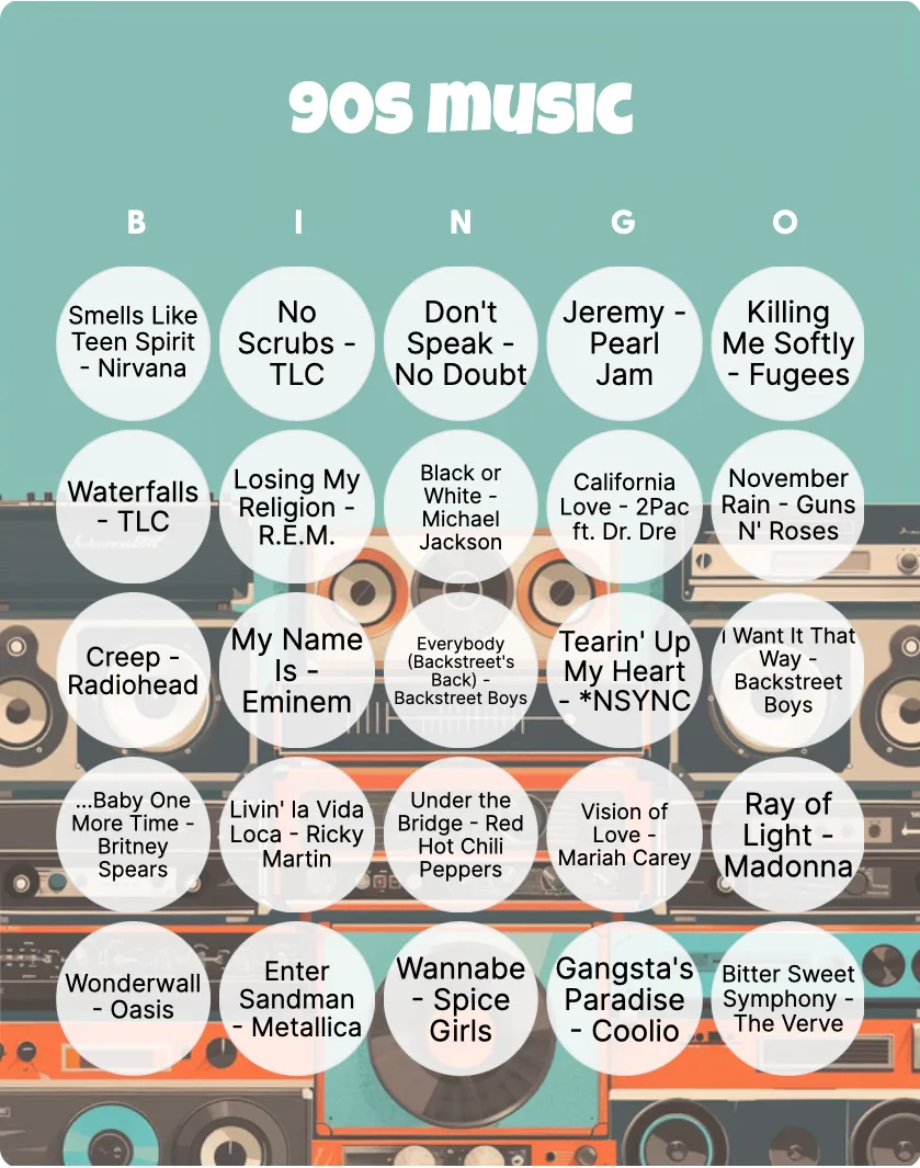 Music bingo