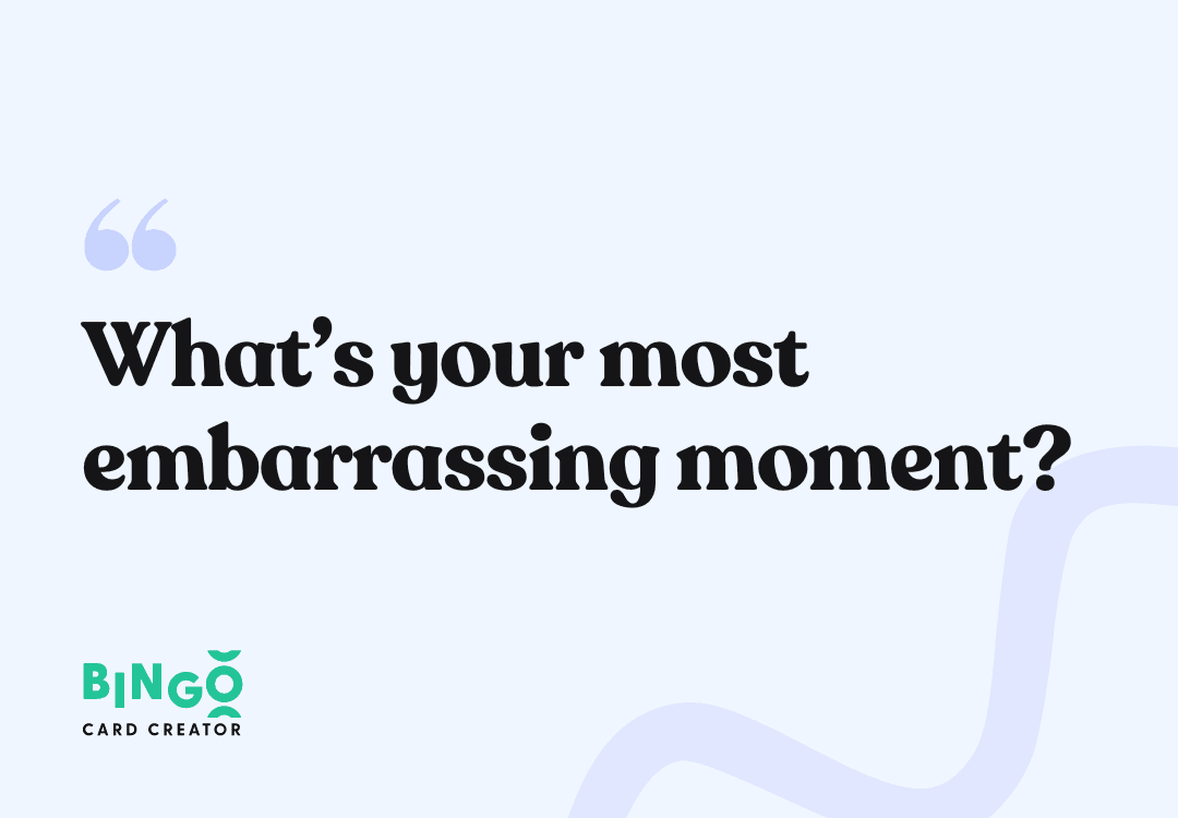 whats your moment embarrassing moment