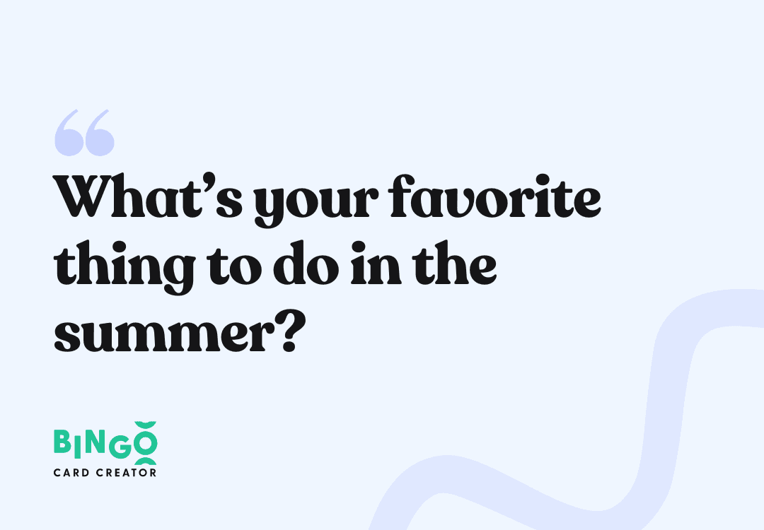 favorite summer thing